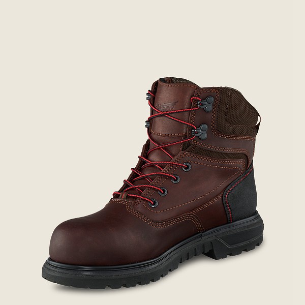 Botas de Trabajo Red Wing Mujer Marrom/Negros - Brnr Xp - 6-Inch Waterproof Safety Toe - 382-YGMKUD